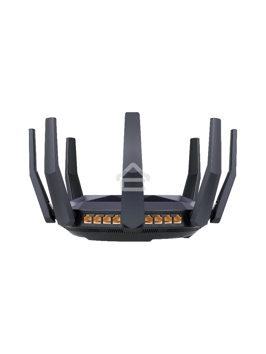 Роутер ASUS RT-AX89X, 802.11b/g/n/ac/ax, до 1148+4804 бит/c, 2,4 + 5 гГц, 8 антенны, USB, GBT LAN