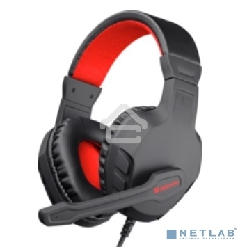 Гарнитура Defender GAMING CUJO BLACK/RED