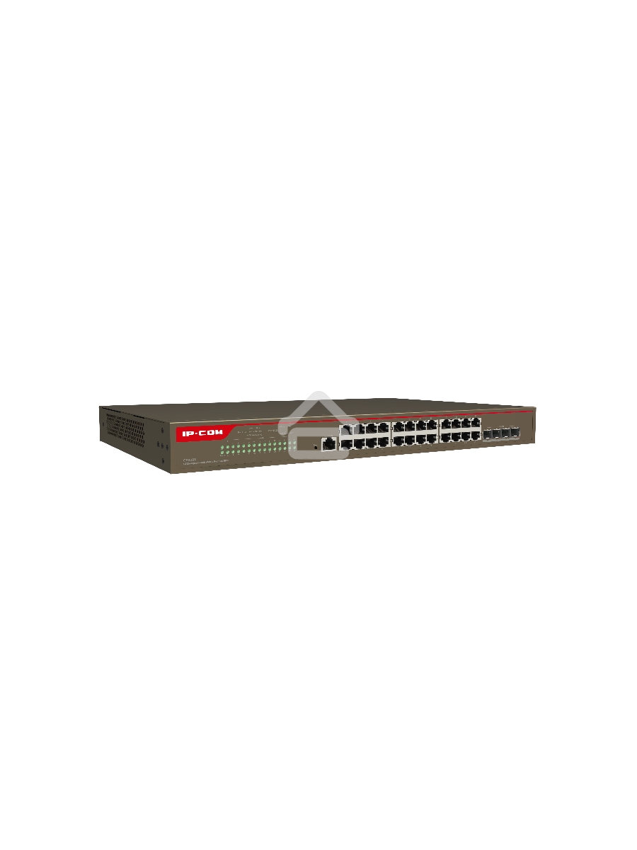 Коммутатор управляемый в стойку, 24*1Gbit RJ45, 4*SFP 10Gbit,  console port IP-COM G5328X