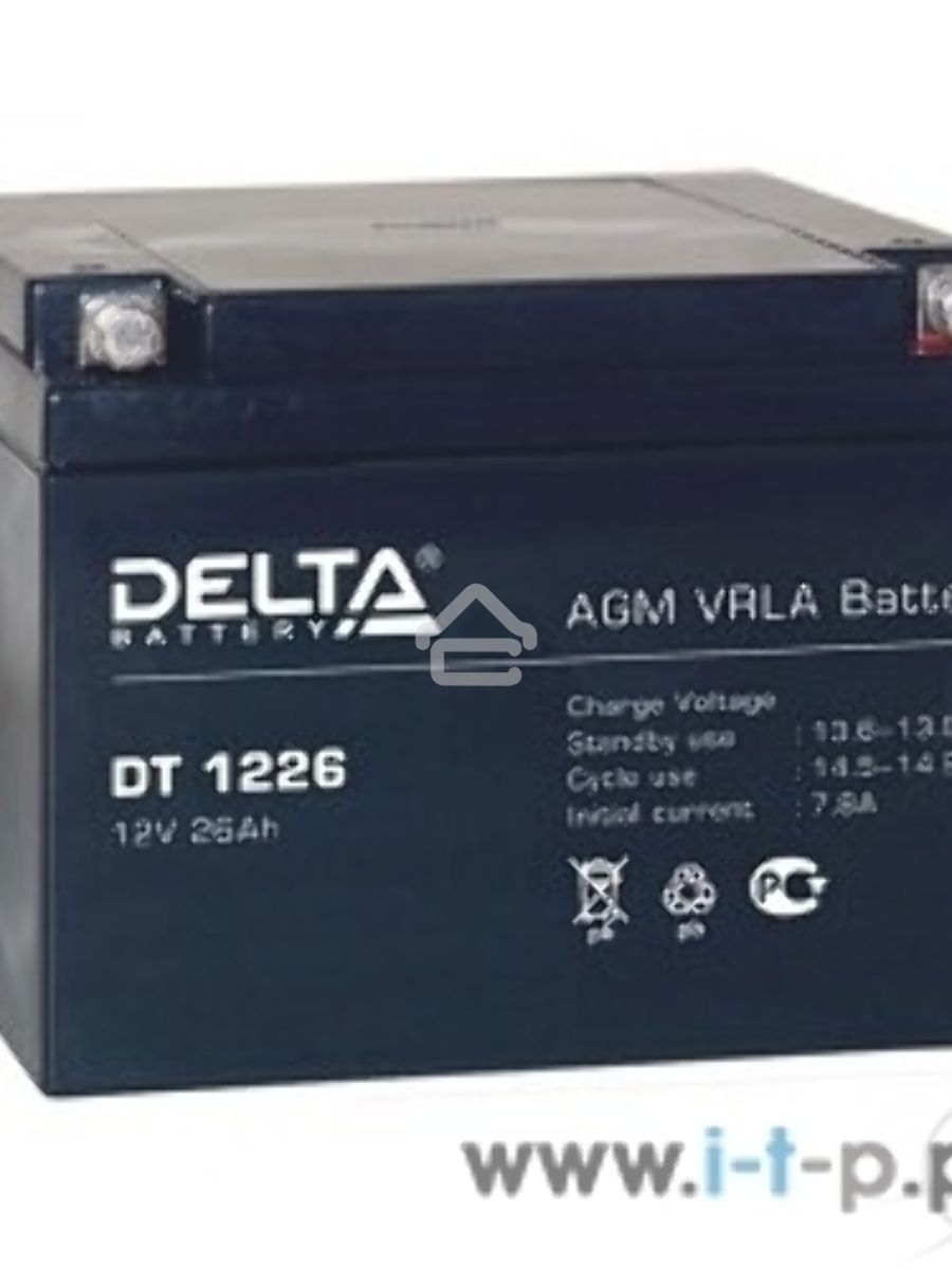 Батарея Delta DT 1226 (12V, 26Ah)