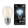 Светодиодная лампа GAUSS 105802207 LED Filament Шар E27 7W 580lm 4100K 1/10/50