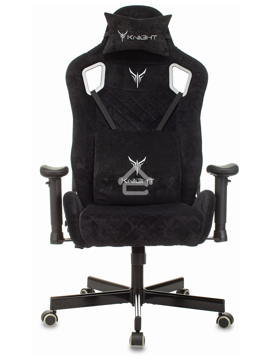 Кресло игровое Knight Outrider Light-20 черный с подголов. крестовина металл