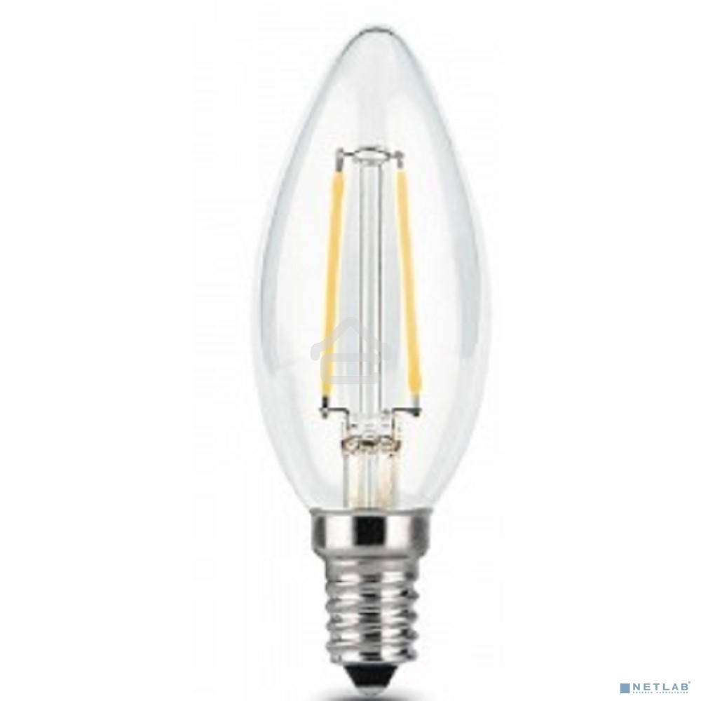 Лампа светодиодная Gauss LED Filament Свеча E14 11W 720lm 2700К 1/10/50