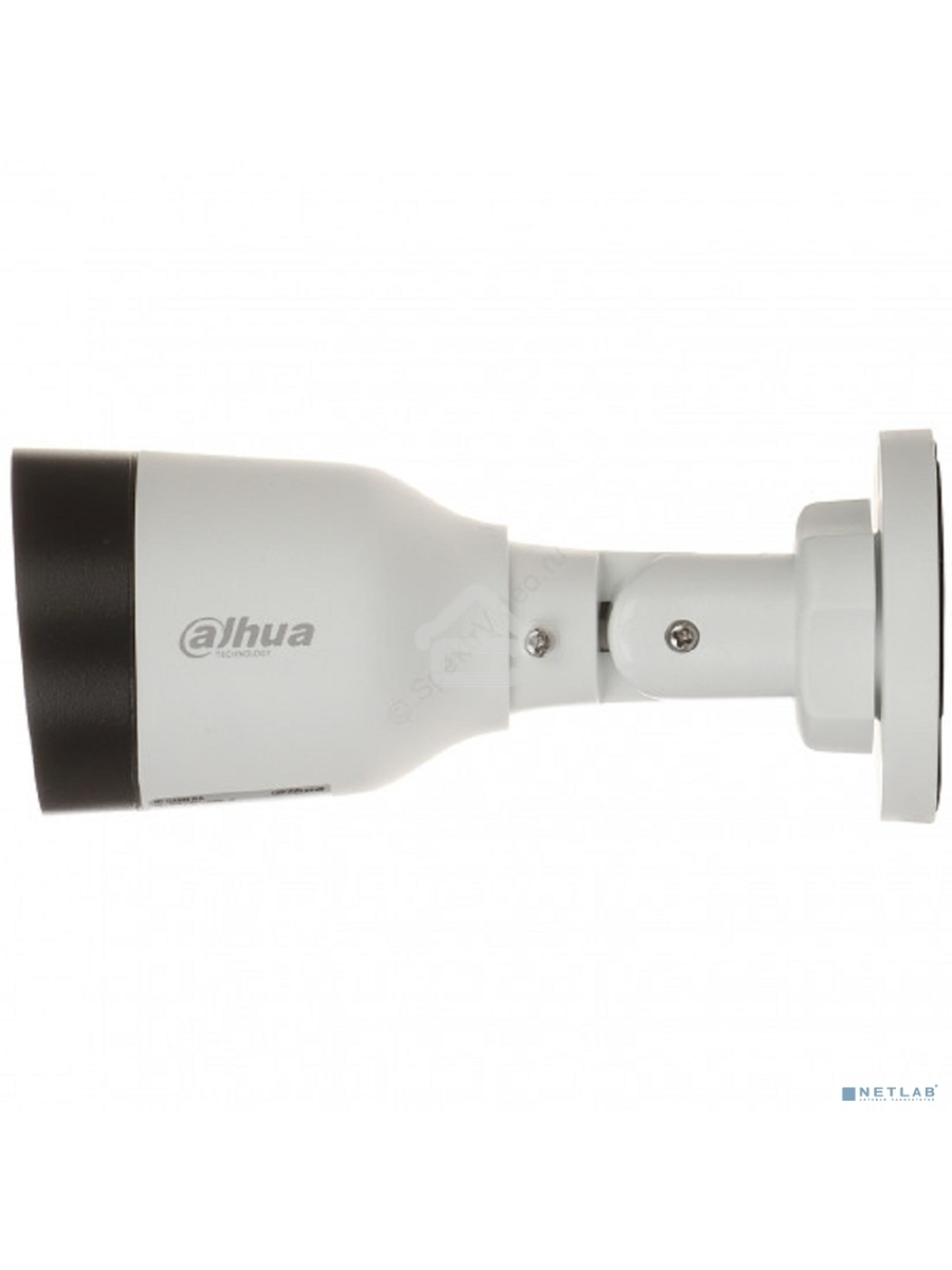 Уличная цилиндрическая IP-видеокамера DAHUA DH-IPC-HFW1431S1P-0360B-S6 4Мп, 1/2.9” CMOS, объектив 3.6мм, обнаружение людей, ИК 30м, IP67, металл/пластик