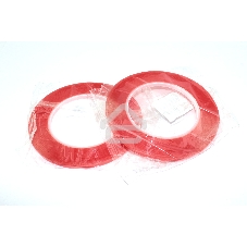 Скотч двусторонний прозрачный 3M с красной защитной лентой ширина 5 мм 25 м 2 шт. 112211