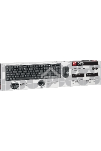 Клавиатура + мышь Defender C-915 RU  Black USB 45915 Беспроводной, полноразмерный