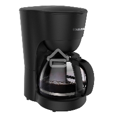 Кофеварка капельная Starwind STD1212 черный, исп. кофе - молотый, 1.25 л, 600 Вт.
