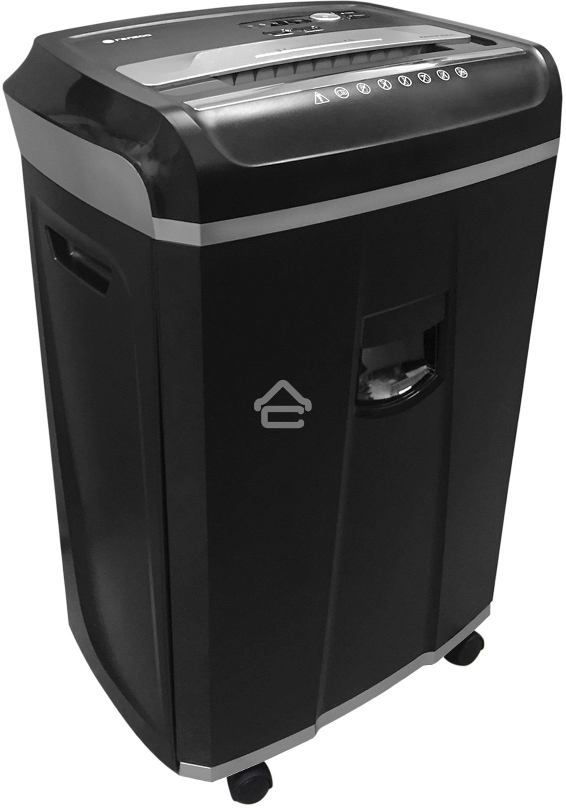 Шредер ГЕЛЕОС УМ35-4 (DIN P-4) фрагмент 3,9x30мм, 26 листов (70гр./м²), 35 литров, Уничт.скобы,скрепки,пл.карты,CD. TouchGuard.JamFree.ECO