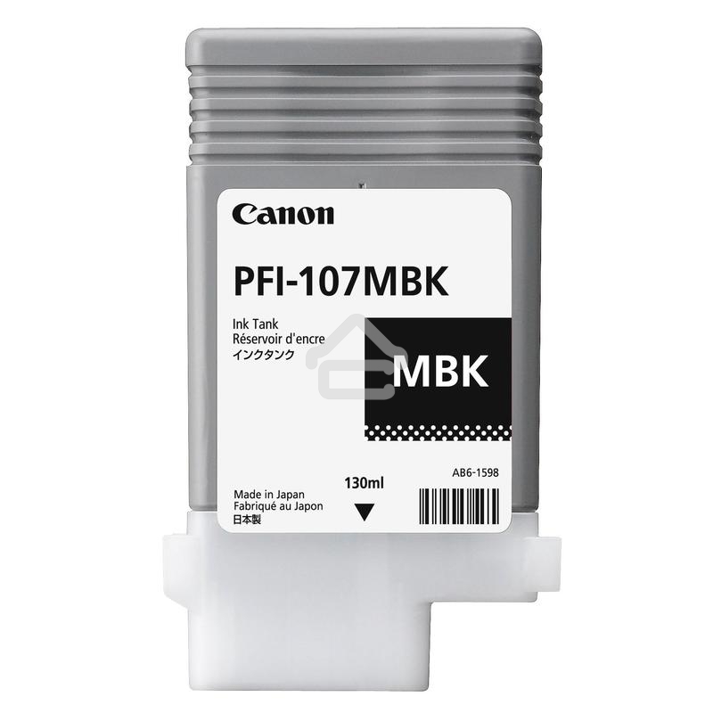 Картридж струйный Canon PFI-107MBK (6704B001) черный матовый (130 мл) для Canon iP F680/685/780/785