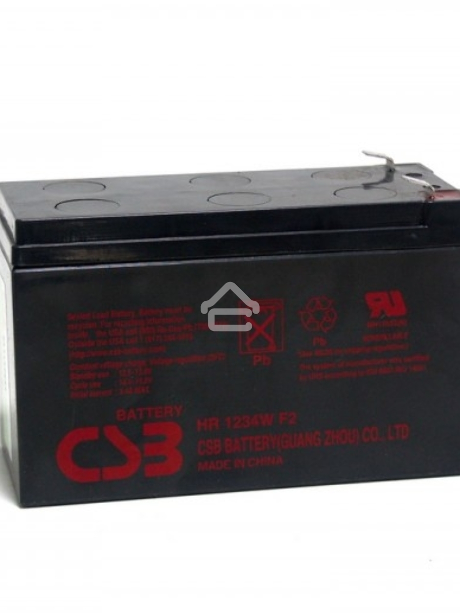 Батарея CSB HR 1234W (12V, 9Ah) клеммы F2