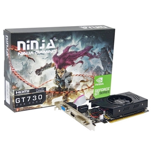 Видеокарта Sinotex Ninja, GT730 (96SP) 1G 128BIT DDR3 (DVI/HDMI/CRT)PCIE, NK73NP013F RTL 50