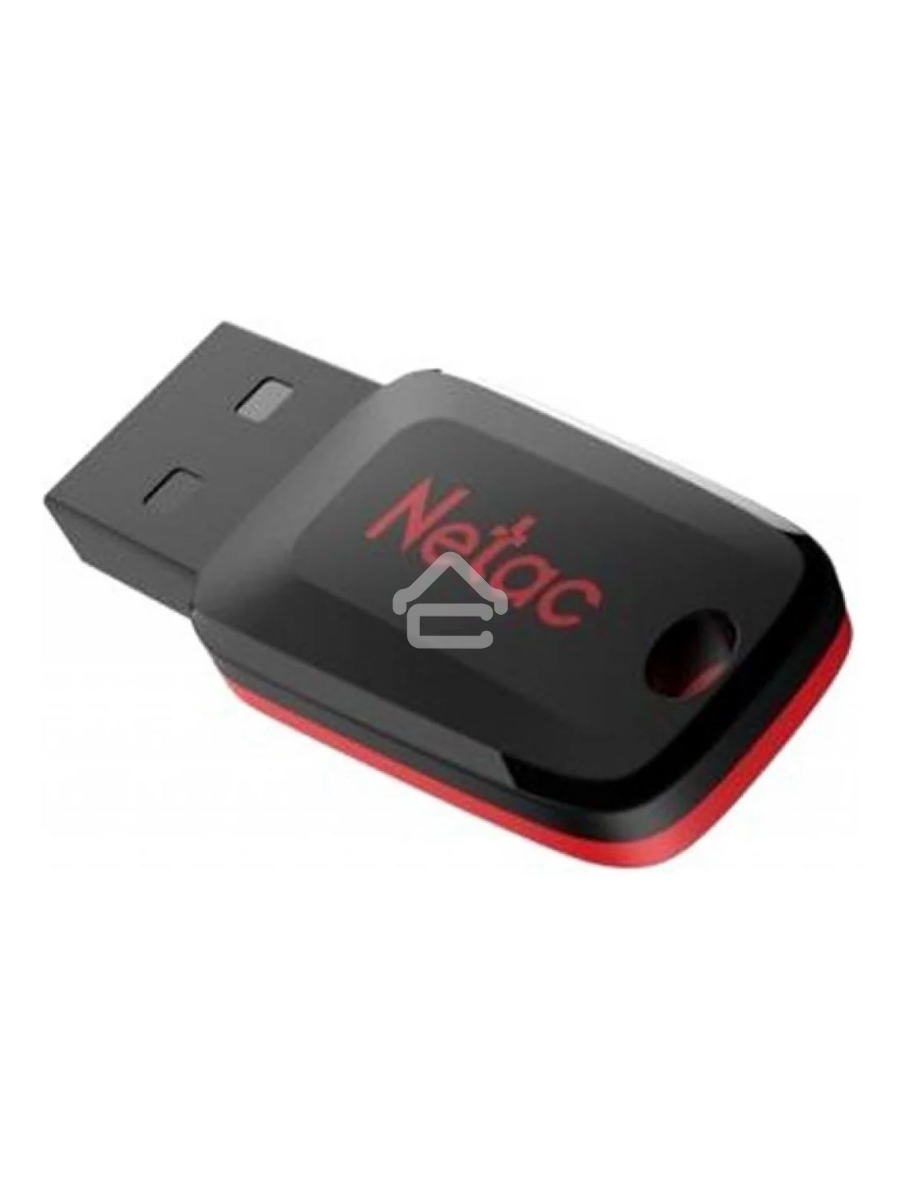 Флеш диск Netac U197 16Gb <NT03U197N-016G-20BK>, USB2.0, пластиковая, черная