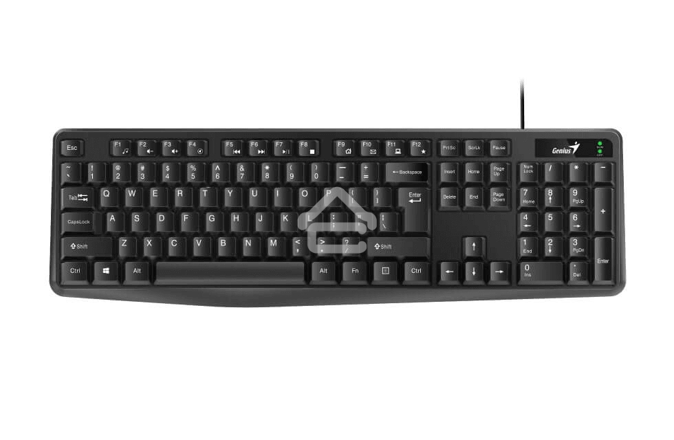Клавиатура Genius Smart KB-117 проводная, USB, черный