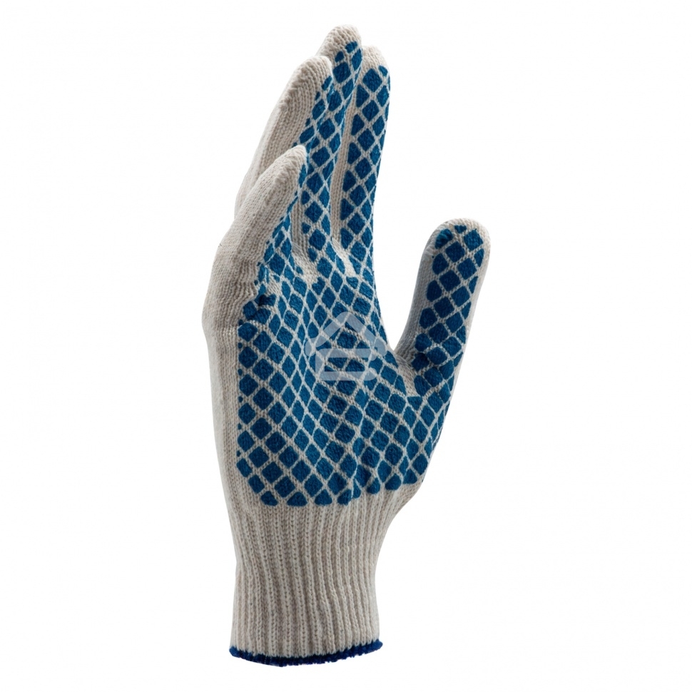 Перчатки трикотажные, ПВХ-покрытие 