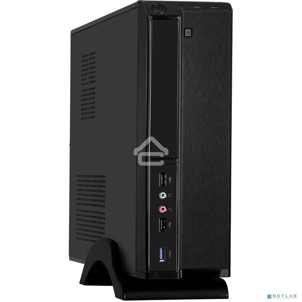 Компьютерный корпус Desktop ExeGate MI-207U-300W-8 (miniITX/mATX, БП M300 с вент. 8см, 1*USB+1*USB 3.0, аудио, черный)