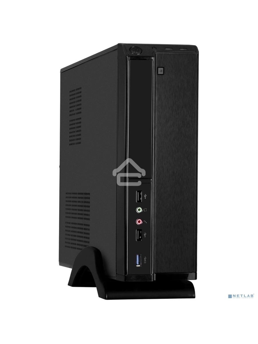 Компьютерный корпус Desktop ExeGate MI-207U-300W-8 (miniITX/mATX, БП M300 с вент. 8см, 1*USB+1*USB3.0, аудио, черный)