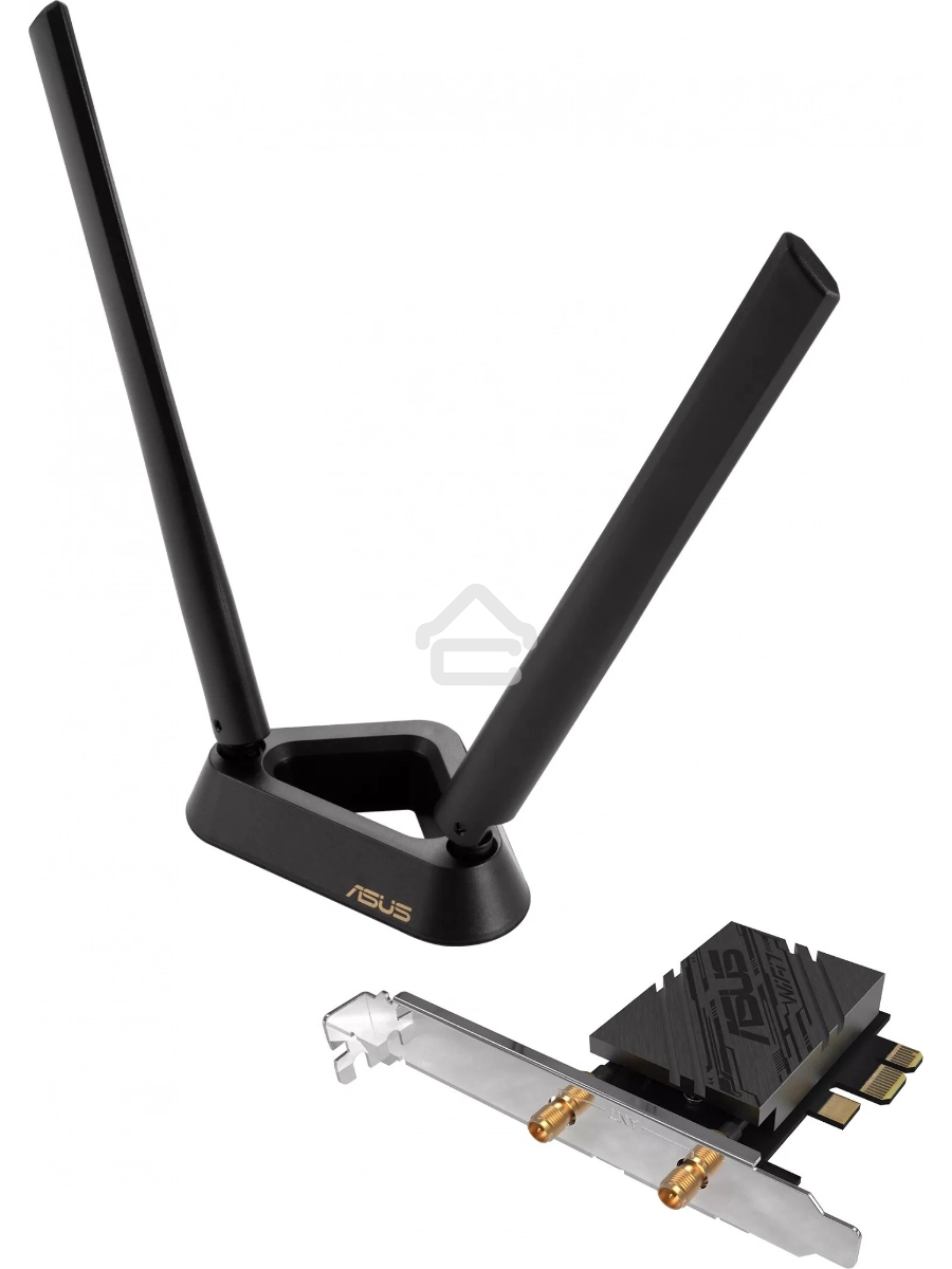 Сетевой адаптер Wi-Fi + Bluetooth Asus PCE-BE92BT BE9400 PCI Express (ант.внеш.несъем.) 2ант.