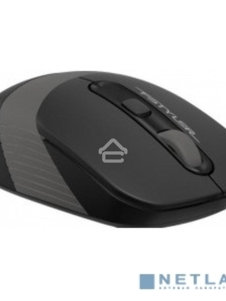 Мышь беспроводная A4Tech Fstyler FG10 черный/серый, 2000 dpi, радиоканал, USB, кнопки - 4