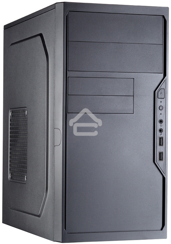 Компьютерный корпус с блоком питания 450Вт. Case Foxline FL-733, mATX, 2x5.25EXT, 2x3.5EXT, 5x3.5INT, 2xUSB 2.0, HDA, w/o FAN, w/450W ATX PSU, w/1.2m EU pwr cord