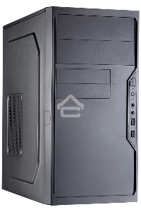Компьютерный корпус с блоком питания 450Вт. Case Foxline FL-733, mATX, 2x5.25EXT, 2x3.5EXT, 5x3.5INT, 2xUSB2.0, HDA, w/o FAN, w/450W ATX PSU, w/1.2m EU pwr cord
