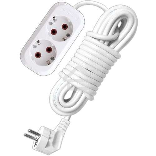 Удлинитель 2х3 м с заземл. 10А IP20 У10-553 ПВС 3х0.75 UNIVersal 553-03