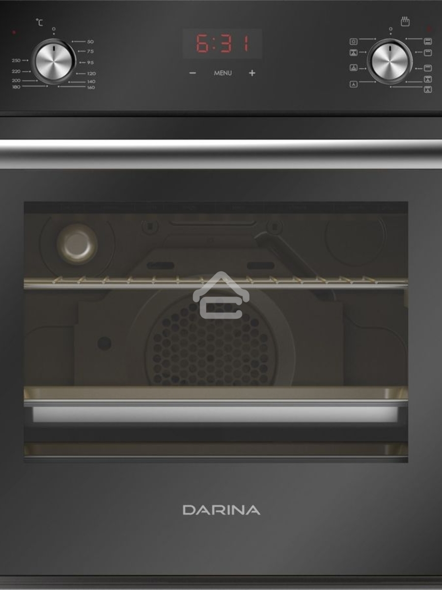 Духовой шкаф электрический Darina 2V5 BDE 112 708 B черный, встраиваемый