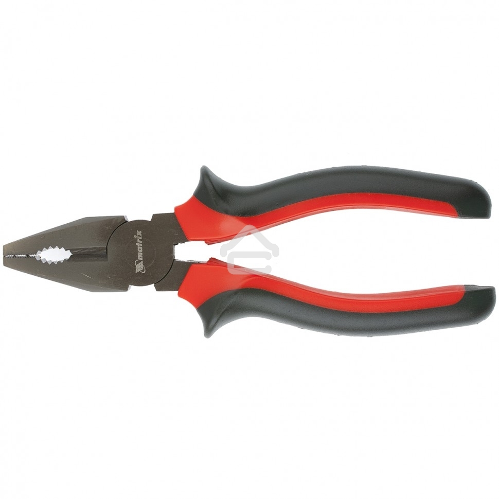 Плоскогубцы Matrix черный Nickel 160 мм, комбинированные, двухкомпонентные рукоятки