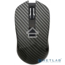 Мышь беспроводная Qumo Kevlar M26 черный, 1600 dpi, радиоканал, USB, кнопки - 4