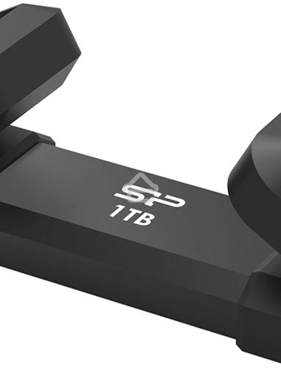 Флеш накопитель 1TB Silicon Power DS72, USB 3.2/Type-C, Черный, read/write 1050/850Mb/s