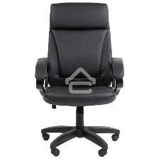 Кресло офисное Chairman 794 LT черный, экокожа, черный пласт. Россия