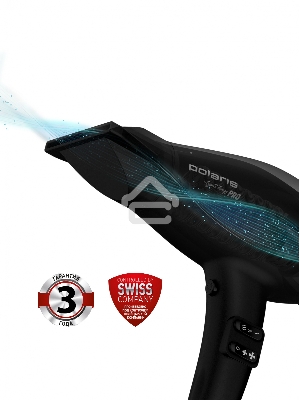 Фен  Polaris PHD2099ACi Argan Therapy PRO черный 2000Вт