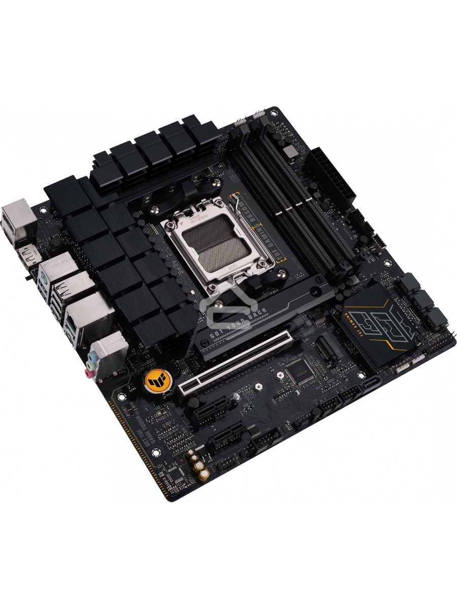 Материнская плата ASUS TUF GAMING B650M-E, AM5, AMD B650, 4xDDR5, 4xSATA, 2xM.2, 1xPCIe 4.0 x16, 2xPCIe x1, 2xDP, 1xHDMI, 1x 2.5Gb LAN, 1xUSB-A 3.2 Gen 2, 2xUSB-A 3.2 Gen 1, 4xUSB 2.0, 1xUSB-C 3.2 Gen 2, 3x3.5 мм, 7.1, mATX