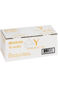 Картридж лазерный Kyocera TK-5230Y (1T02R9ANL0) желтый для P5021cdn/cdw, P5026cdn/cdw, M5521cdn/cdw, M5526cdn/cdw 2200 стр.