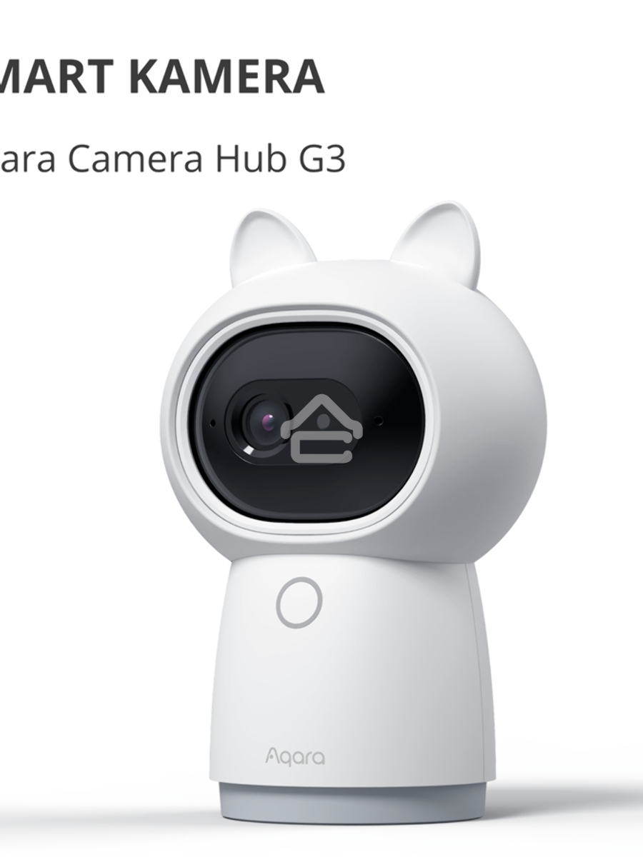 Камера AQARA Camera Hub G3/Камера+ управления/Управление жестами/Камера 360/2K 2304х1296p/Протокол связи:Zigbee/WiFi/Питание:USB-C/Цвет:белый CH-H03