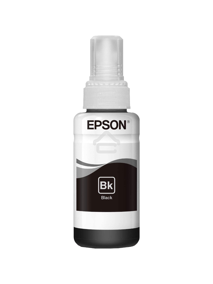 Чернила Epson T6641 (C13T66414A) черный (70 мл.) для L100/L110/L120/L132/ L200/L210/L222/ L300/L312/L350/L355/L362/L366/ L456/L550/L555/L1300