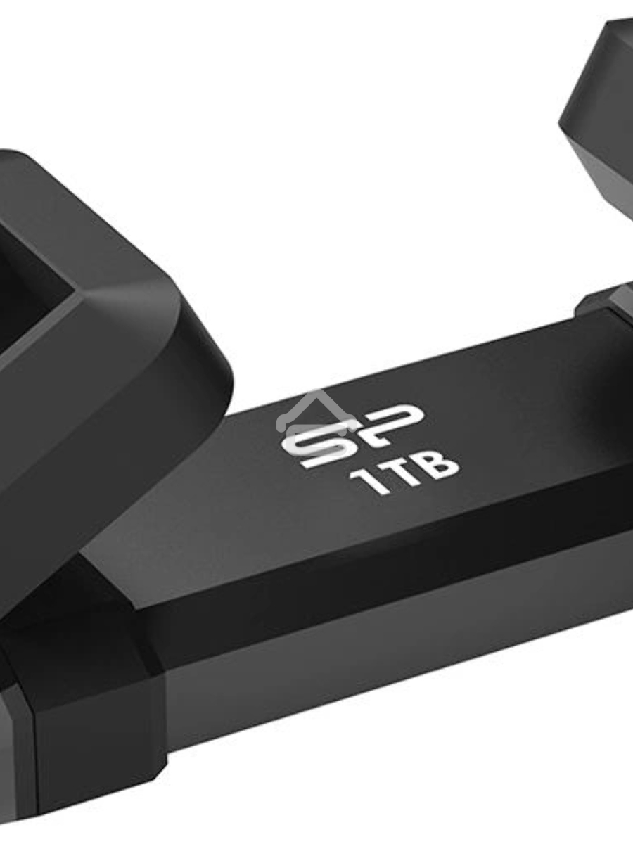 Флеш накопитель 1TB Silicon Power DS72, USB 3.2/Type-C, Черный, read/write 1050/850Mb/s