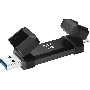 Флеш накопитель 1TB Silicon Power DS72, USB 3.2/Type-C, Черный, read/write 1050/850Mb/s