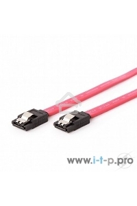 Кабель интерфейсный SATAIII Cablexpert CC-SATAM-DATA-XL, 100см, 7pin/7pin, защелка, пакет