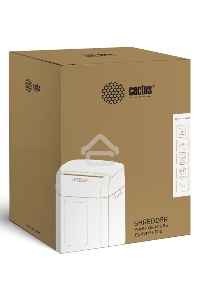 Шредер Cactus CS-SH-15-30-2X15 (секр.P-5)/фрагменты/15лист./30лтр./скобы
