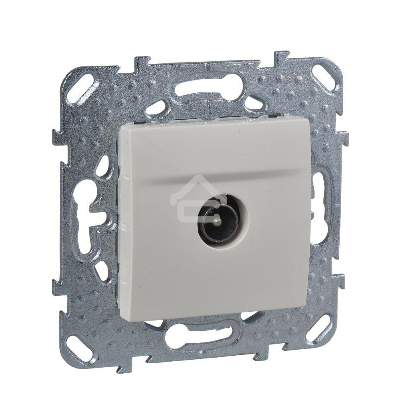 Механизм розетки TV 1-м СП Unica простая беж. SchE MGU5.462.25ZD