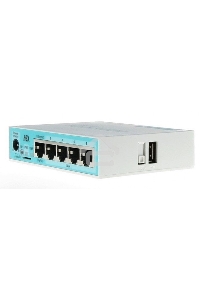 Роутер MikroTik RB750Gr3 hEX (RouterOS L4) with power supply and case 5 port 10/100/1000 гигабитный высокопроизводительный Ethernet