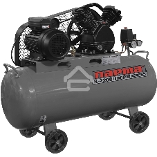 Компрессор поршневой Парма K-2200/100РМ масляный 336л/мин 50л 2200Вт серый/черный