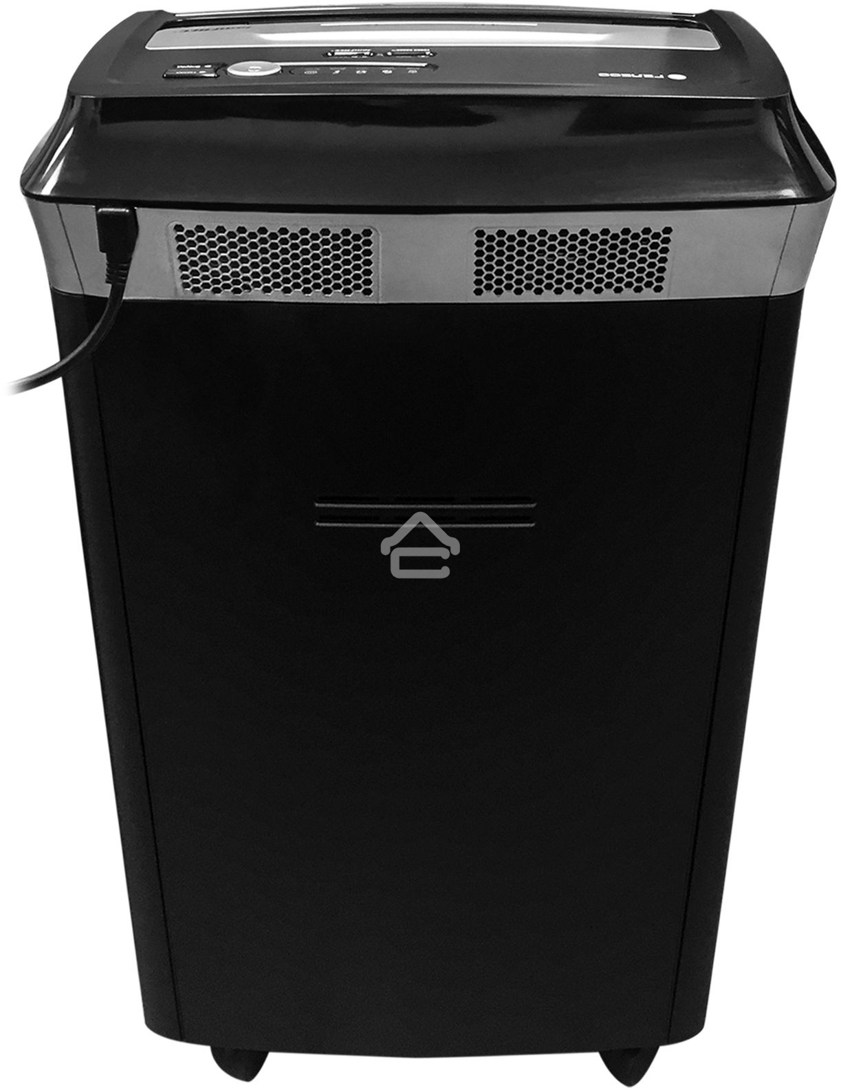 Шредер ГЕЛЕОС УМ35-4 (DIN P-4) фрагмент 3,9x30мм, 26 листов (70гр./м²), 35 литров, Уничт.скобы,скрепки,пл.карты,CD. TouchGuard.JamFree.ECO