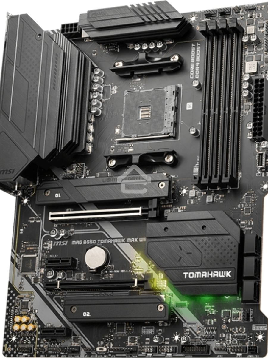 Материнская плата MSI MAG B550 TOMAHAWK MAX WIFI, AM4, AMD B550, 4xDDR4, 6xSATA, 2xM.2, 1xPCI-E 4.0 x16, 1xPCI-E 3.0 x4, 2xPCI-E x1, 1xHDMI, 1xDP, 1x 2.5Gb LAN, 2xUSB-A 2.0, 2xUSB-A 3.2 Gen 1, 1xUSB-A 3.2 Gen 2, 1xUSB-C 3.2 Gen 2, 5x3.5 мм, 7.1, ATX