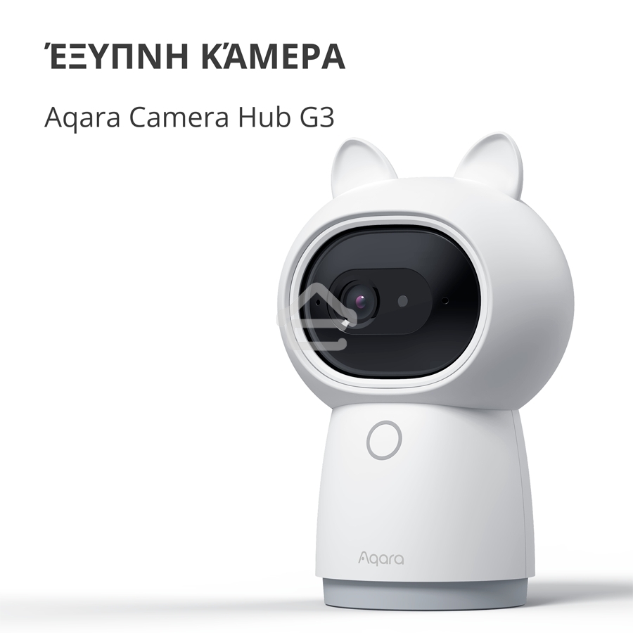 Камера AQARA Camera Hub G3/Камера+ управления/Управление жестами/Камера 360/2K 2304х1296p/Протокол связи:Zigbee/WiFi/Питание:USB-C/белый CH-H03
