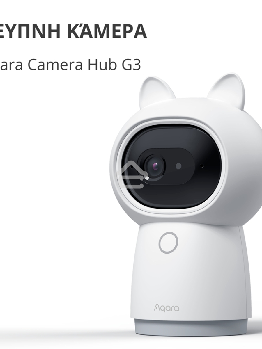 Камера AQARA Camera Hub G3/Камера+ управления/Управление жестами/Камера 360/2K 2304х1296p/Протокол связи:Zigbee/WiFi/Питание:USB-C/Цвет:белый CH-H03