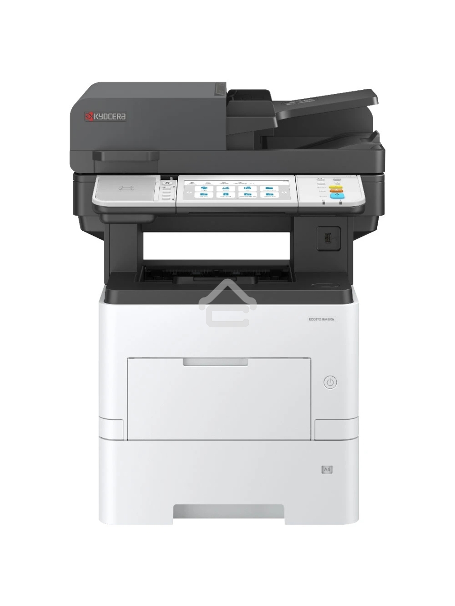 МФУ лазерный Kyocera ECOSYS MA4500ix (110C113NL0), A4, ч/б, печ. до 45 стр/мин., скан. до 60 стр/мин. (ч/б) 40 стр/мин. (цвет), 1200 x 1200 dpi (печать) 600x600dpi (скан.), USB, RJ-45, Air Print, Mopria