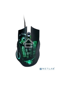 Мышь проводная Qumo Gremlin M37 черный, 3200 dpi, USB, кнопки - 6