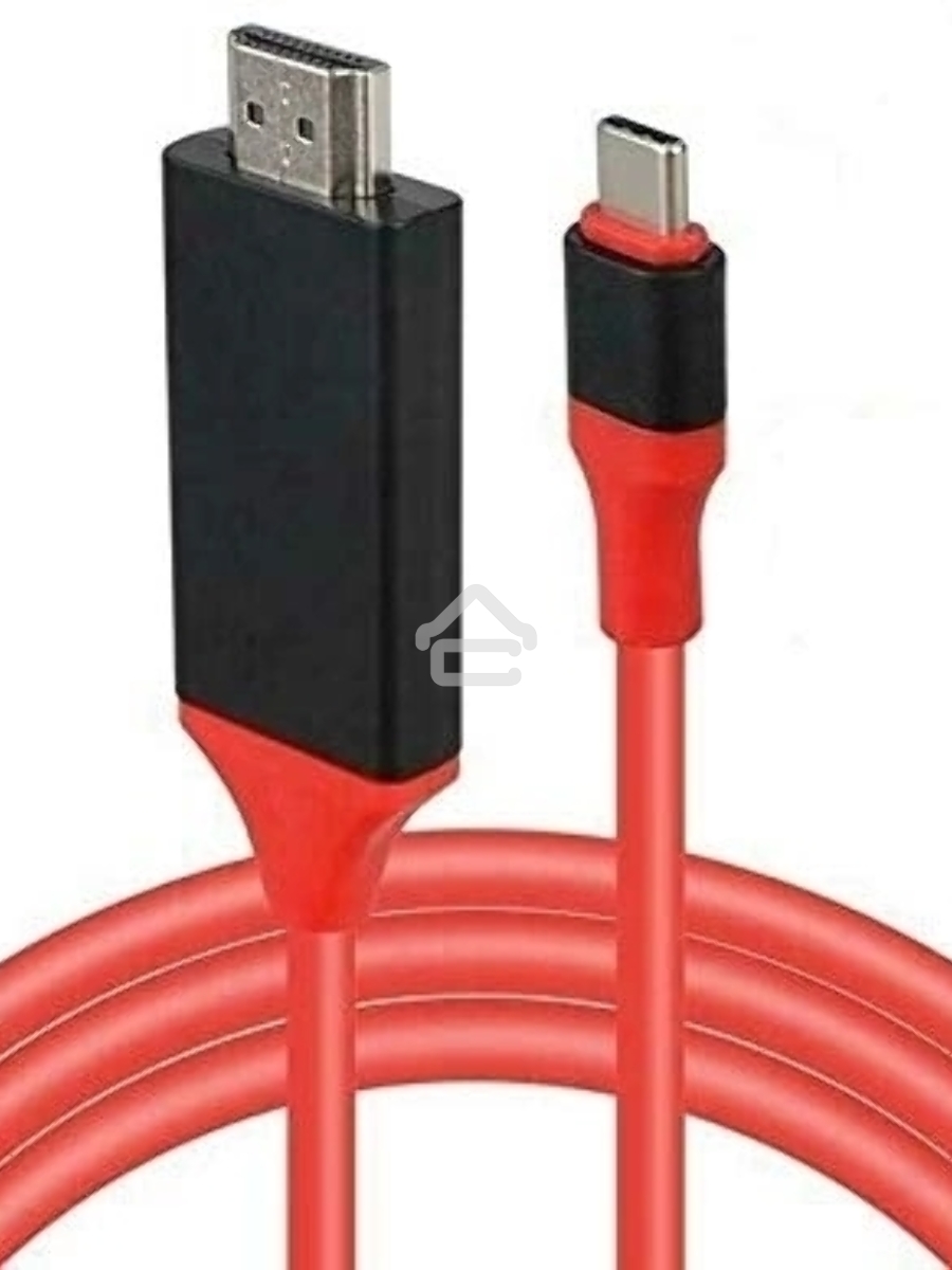 Кабель-переходник аудио-видео Premier L9G USB Type-C (m)/HDMI (m) 2м. красный (A2604RED)