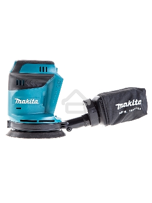 Машинка эксцентриковая MAKITA DBO180Z  18В LiIon ф125мм 7000/9500/11000об/мин ампл.2.8мм 1.7кг